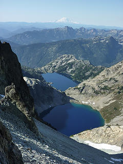 Venus and Spade Lakes under Tahoma