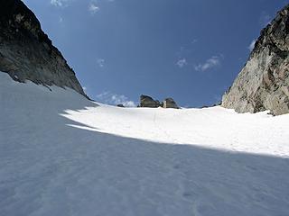 The Colchuck Glacier Col, I swear it kept moving back as we rounded it near the top.