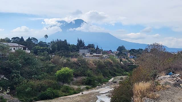Atitlan Volcano from the highway