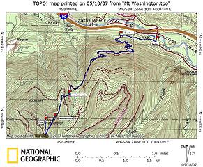 Mt Washington route