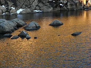 Late light on Persis Lower Tarn