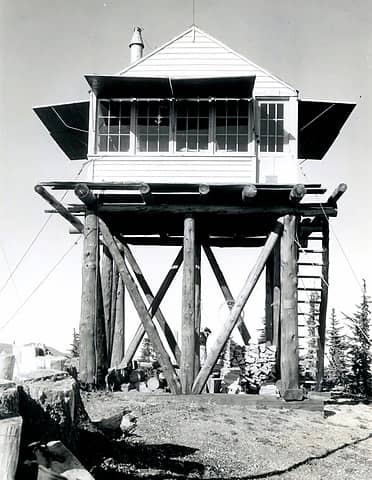 Strawberry Mountain Lookout  1936  artist unknown  MSHNVM