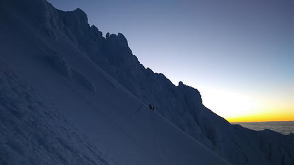 a group trying to head up to the Pearly Gates route