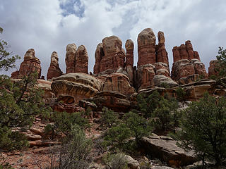 needles in Second Finger, Canyonlands National Park