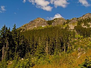 Last look at Kendall Peak from the Avalanche Zone