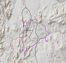 White Dome wanderings. 3.5 mi, 1000 ft