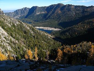 Snow Lakes from Above