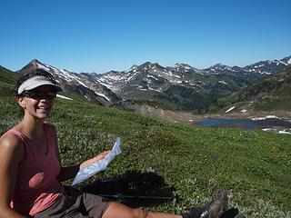 checking out the map with smiles