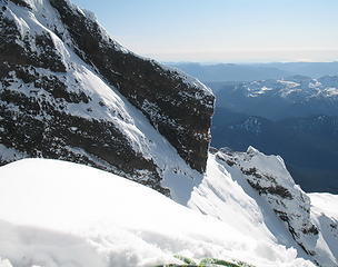 Looking west from the summit.