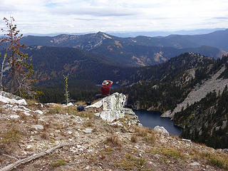 Rufus on Crag Peak, 6879.'