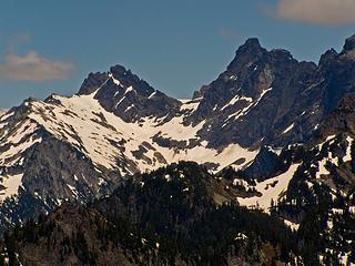 Zoom shot of Overcoat and Chimney Rock