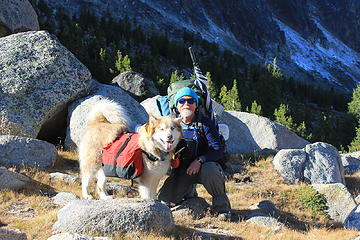 ,Harry & Buckwheat at Cathedral pass