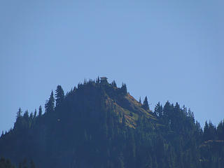 Shriner Peak lookout zoom from highway.