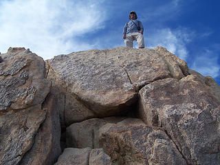 MM atop north summit rock