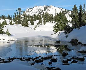 Alta Mountain above Channel between Christmas & Zen Lakes