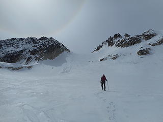 Nearing the summit block