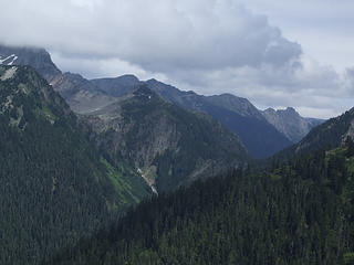 Anderson Pass from route up Fisher's Notch