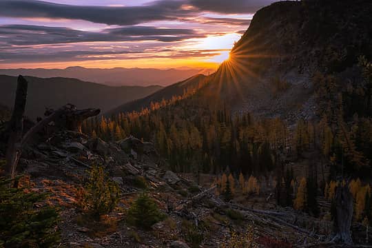 Sunrise from just above the lake