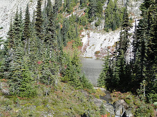 First view of Eunice Lake.