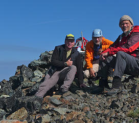 Rob, Niko and me on summit