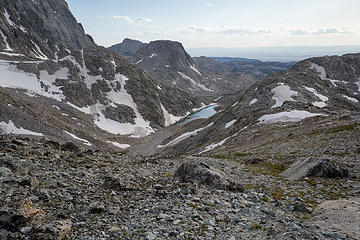 first view indian basin side