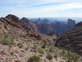 what a mountain range;  Kofa Wilderness, Kofa NWR, AZ