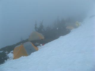 Camp at Pickell Pass