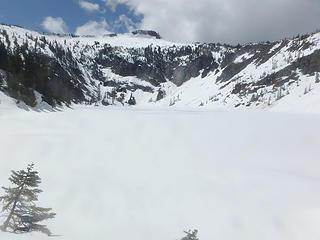 Caroline above Upper Wildcat Lake