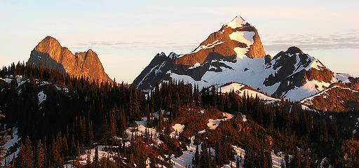 Hozomeen at Sunset