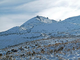 Northwest side of Rooster Comb and ridge route.