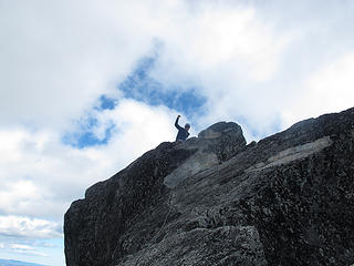 John on Sherpa summit