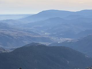 Looking southeast from the Lookout