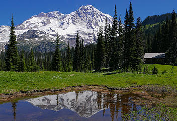 4. rare water reflection Indian Henry's