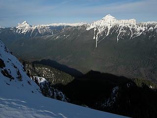 Shadow of Chokwich on the Sauk Valley below Pugh