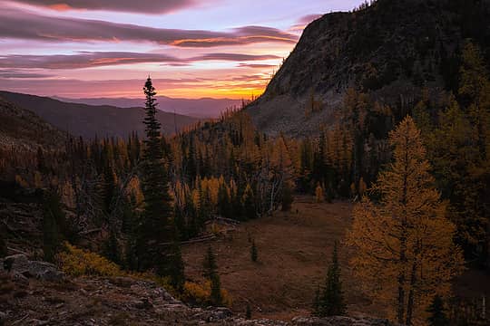 Sunrise from just above the lake