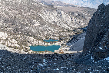 first and second lakes