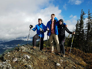 Craig, Patrick, Katie on Cole Butte