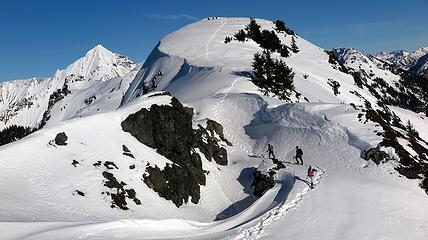 Nearing the summit of Keep Kool Butte