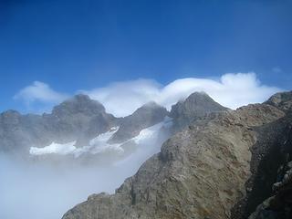 clouds on Three Fingers