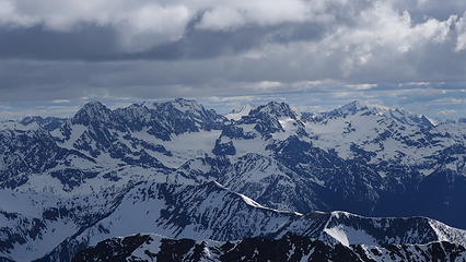 Logan and Forbidden from the summit