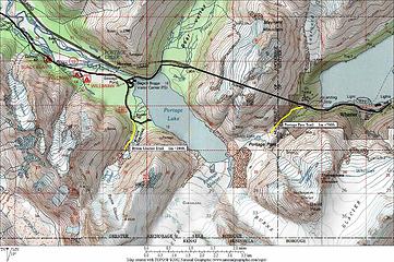 Portage Pass, Byron Glacier Trails