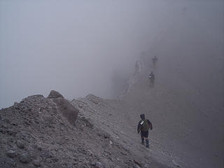 Traversing the summit