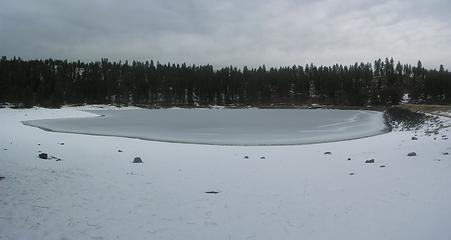Beehive Lake and  Reservoir