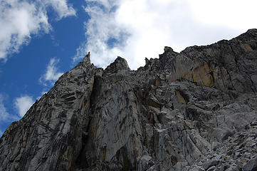 Rock spires