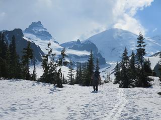 Little Tahoma and Rainier