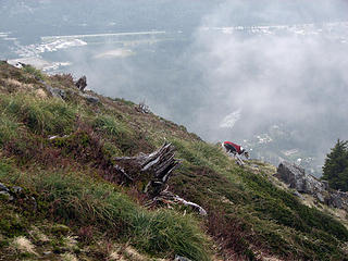 Rowena on the summit