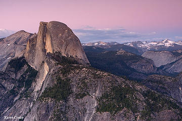 Half Dome sunset