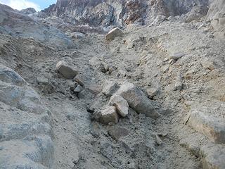 route crux, took me 20 minutes to climb 50 feet of this stuff