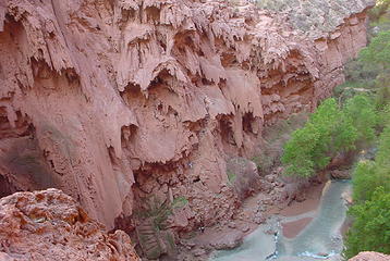 "Trail" to Mooney Falls base