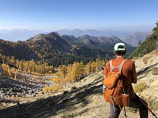 Looking west from Indianhead Pass